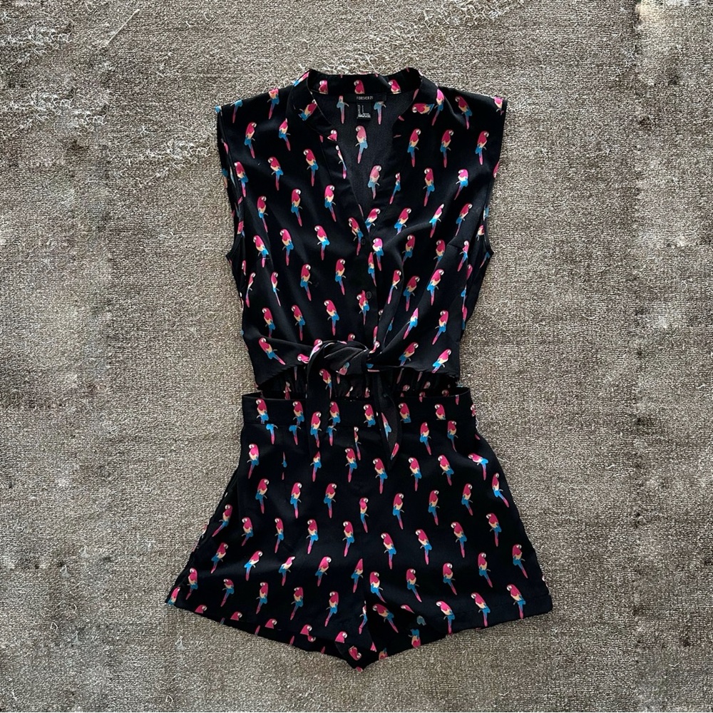Forever 21 Parrot Romper